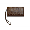 A770021602 Ariat Casanova Clutch Wallet Purse - Brown