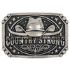 A954 Montana Silversmiths Country Strong Attitude Belt Buckle