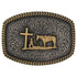 A996P Montana Silversmiths Faithful Frontier Attitude Buckle