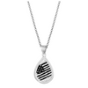 AMNC6589 Montana Silversmiths Freedom Flies American Made Necklace