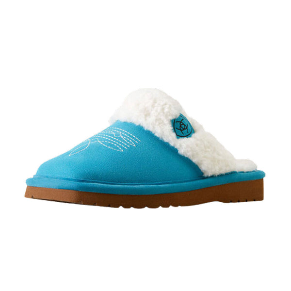AR2829 Ariat Women's Jackie Square Slipper - Bright Turquoise
