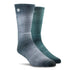 AR2900 Ariat Men's Incognito Graphic Crew Work Socks 2 Pair Pack - Green/Grey
