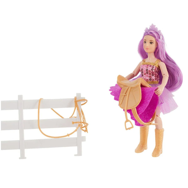B-FS-10659 Breyer Freedom Series Lyra Unicorn Rider & Tack Set