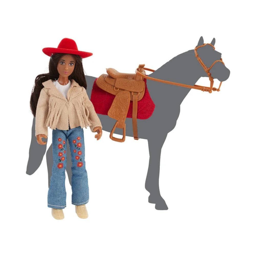 B-FS-10719 Breyer Freedom Series Sylvie Western Rider & Tack Set