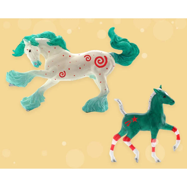 B-HP-10326 Breyer Paint Your Own Holiday Horse Ornaments