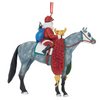 B-HP-10542 Breyer Holiday Christmas 2026 Santa Ornament - Off To The Races