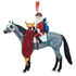 B-HP-10542 Breyer Holiday Christmas 2026 Santa Ornament - Off To The Races