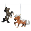 B-HP-10672 Breyer 2026 Holiday Christmas Mini Ornament Set - Fireheart & Mauvelous