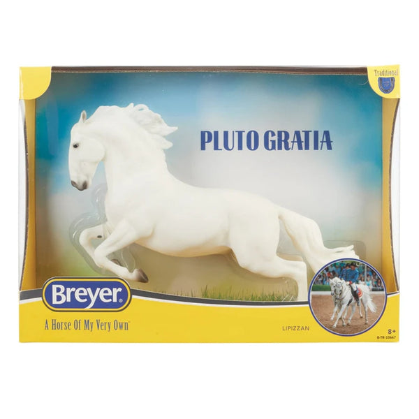 B-TR-10667 Breyer Traditional Pluto Gratia Lipizzan Horse