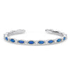 BC5703 Montana Silversmith Moonlit Night Crystal Opal Cuff Bracelet