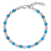 BC6185 Montana Silversmiths Turquoise Beaded Bracelet