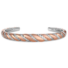 BC6526 Montana Silversmiths Draped in Light Crystal Cuff Bracelet