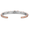 BC6526 Montana Silversmiths Draped in Light Crystal Cuff Bracelet