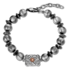 BC6608 Montana Silversmiths Cowgirl Pearls Buckle Bracelet