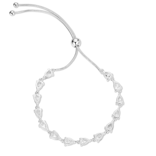 BC6633 Montana Silversmiths Westward Crystal Bolo Bracelet