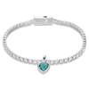 BC6698 Montana Silversmiths Cherished Heart Turquoise Bracelet