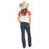BG4MD07396 Rock & Roll Girls' Boot Stitch Bootcut Jean - Dark Vintage Wash