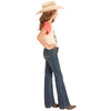 BG4MD09075 Rock & Roll Girls' Bootcut Jeans - Dark Vintage Wash