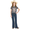BG5MD08625 Rock & Roll Girls' Bootcut Jeans - Dark Wash