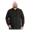BMN2S09636 Rock & Roll Men's Koe Wetzel Long Sleeve Aztec Print Snap Shirts - Black & Grey
