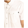 BMN3S06797 Rock & Roll Men's TEK Short Sleeve Western Snap Shirt - White