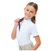 BRJ850MM RJ Classics Children's Brynn Short Sleeve English Show Shirt - White with Ride On