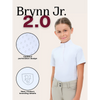 BRJ850MM RJ Classics Children's Brynn Short Sleeve English Show Shirt - White with Ride On