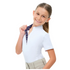BRJ850MM RJ Classics Children's Brynn Short Sleeve English Show Shirt - White with Ride On