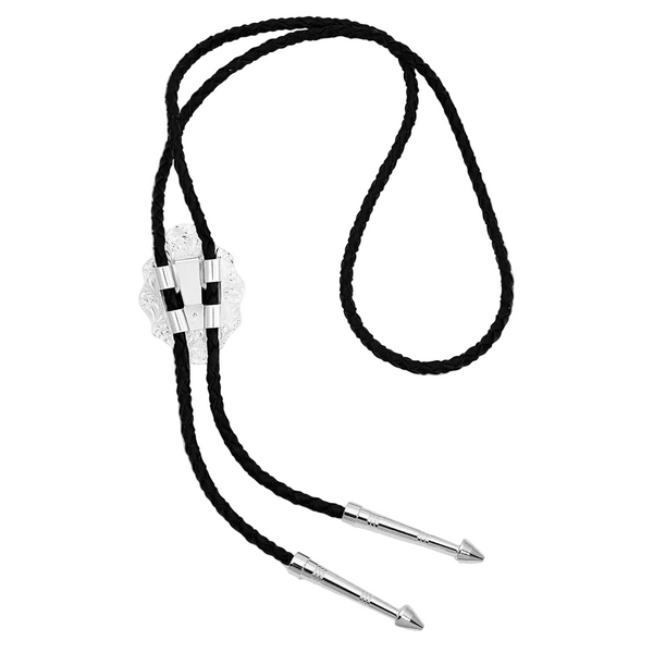 BT190 Montana Silversmiths Southwest Scalloped Bolo Tie