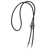 BT6604 Montana Silversmiths Boot Stitch Turquoise Bolo Tie