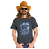 BU21T08597 Rock & Roll Men's Dale Brisby Short Sleeve T-Shirt - Black