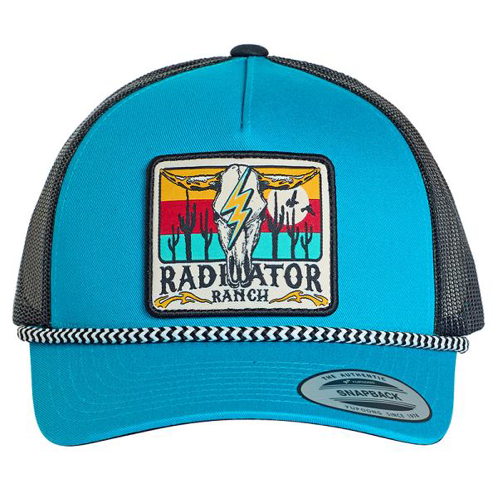 BU40X06824 Rock & Roll Radiator Ranch Cap - Teal | The Wire Horse