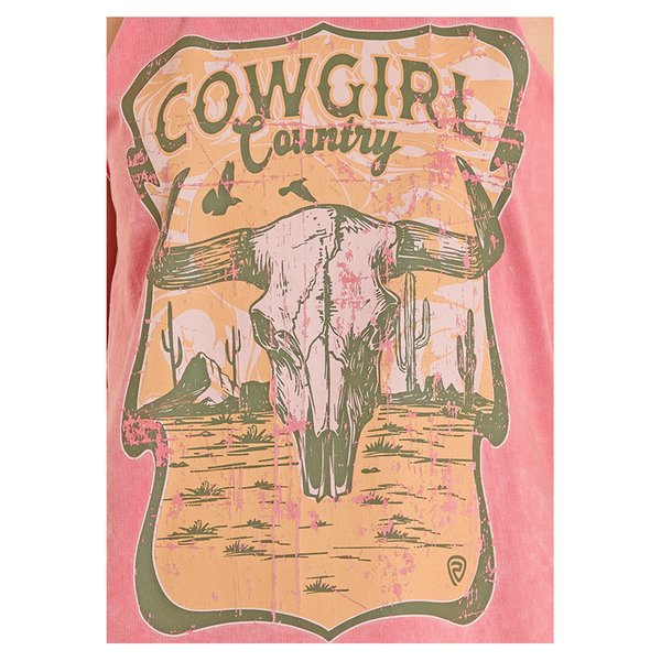 BW20T08410 Rock & Roll Women's Cowgirl Country Tank Top - Rose/Mauve