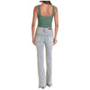 BW20T08807 Rock & Roll Women's Knit Eyelet Tank Top  - Teal