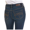 BW4RD07205 Rock & Roll Women's Boot Stitch Riding Jean - Dark Vintage Wash