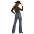 BW5HD02991 Rock & Roll Denim Women's High Rise Trouser Jean Medium Wash