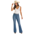 BW5MD09088 Rock & Roll Women's Mid Rise Trouser Jean - Medium Wash
