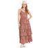 BWD0R08116 Rock & Roll Women's Tiered Maxi Dress - Rust
