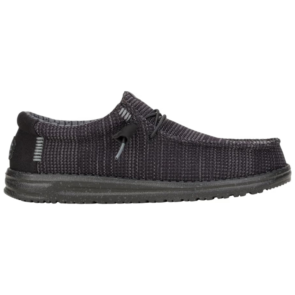 41898-060 Hey Dude Men's Wally Sox Comfort Shoe - Black / Black