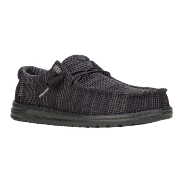 41898-060 Hey Dude Men's Wally Sox Comfort Shoe - Black / Black