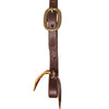 Beagley Braiding Co. Hot Oil Browband Headstall with Brass Buckles