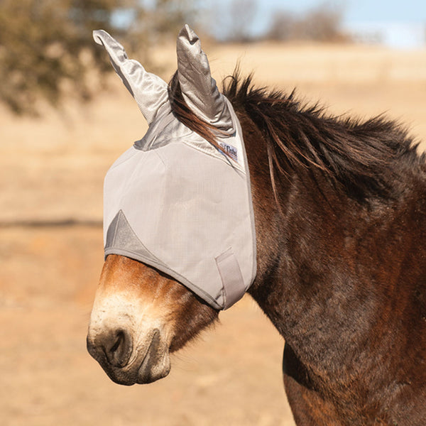 CFMMHSE Crusader Fly Mask with Mule Ears - Horse