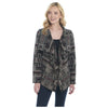 CR153 Cripple Creek Women's Navajo Open Front Blanket Wrap Jacket