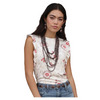 CTK7510004 Cruel Girl Women's Knit Tank - Cream