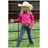 CTW3120003 Cruel Girl Girls' Long Sleeve Western Button Up Shirt - Pink