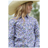 CTW3230055 Cruel Girl Girls' Long Sleeve Western Snap Shirt - Lilac Print