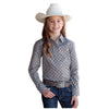 CTW3370020 Cruel Girl GIrls' Long Sleeve Snap Shirt - Multi