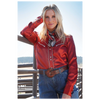 CTW7466011  Cruel Girl Women's Long Sleeve Western Snap Shirt - Rust