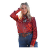 CTW7466011  Cruel Girl Women's Long Sleeve Western Snap Shirt - Rust