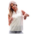 CTW7473002 Cruel Women's Western Print Embroidered Tank Top - White
